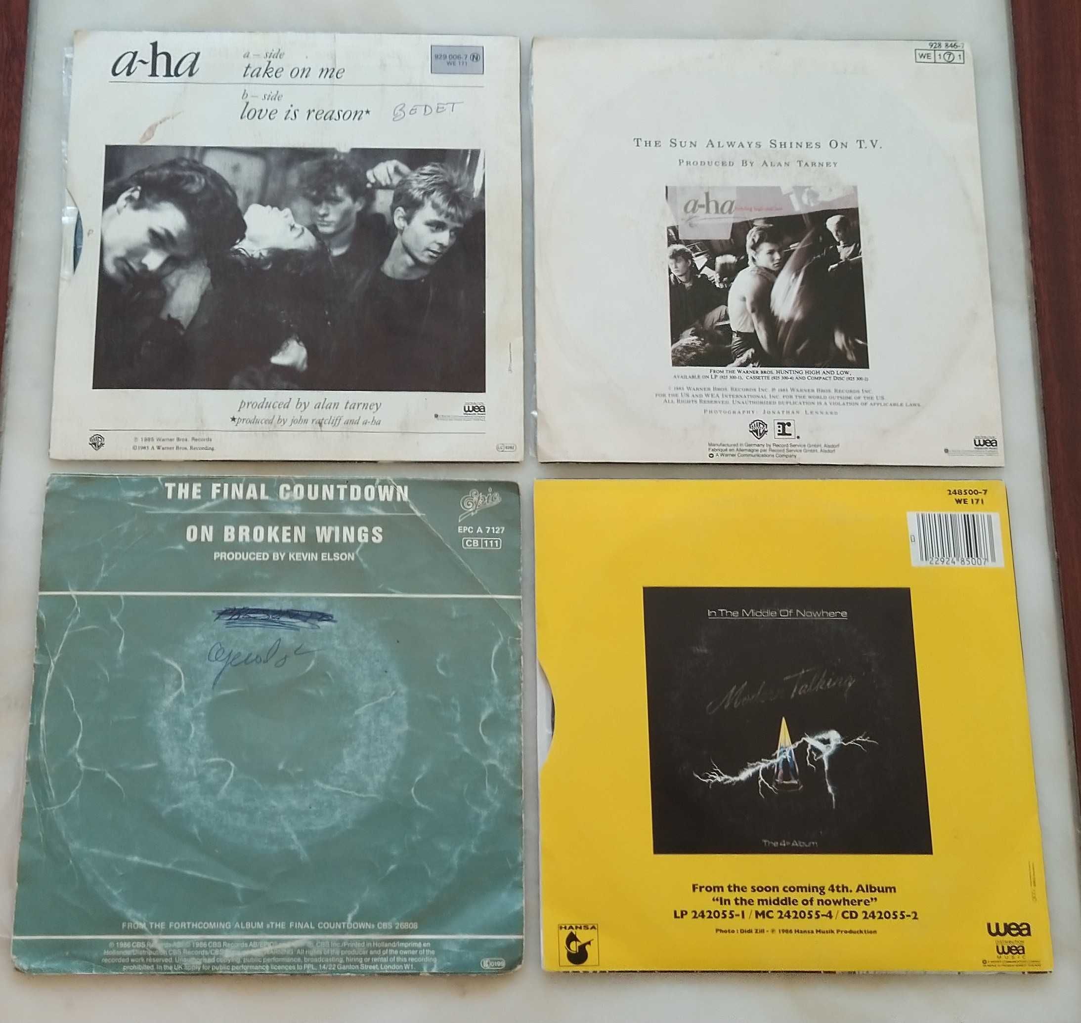Discos vinil a-ha, Modern Talking, Europe