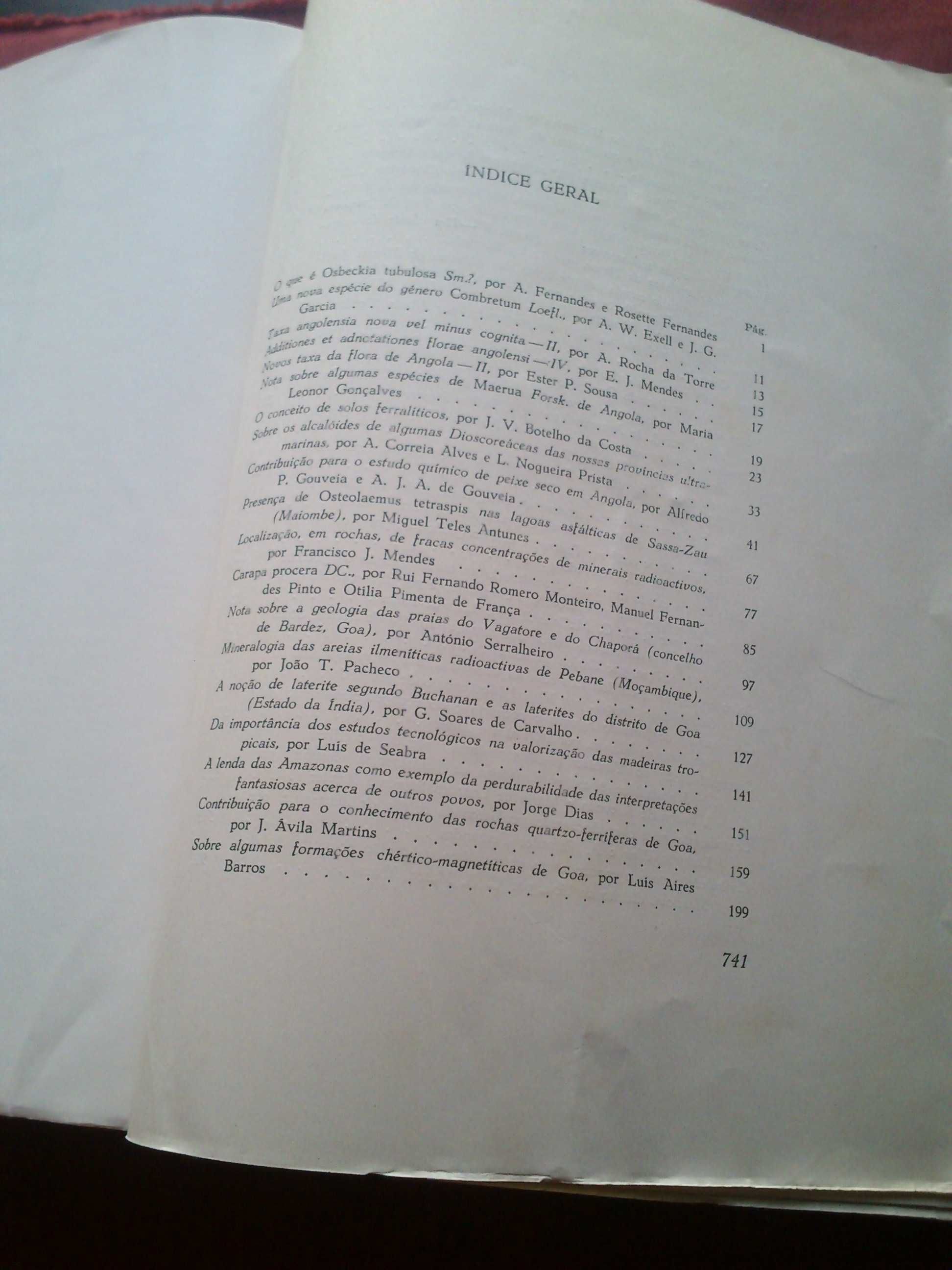 Estudos Científicos Oferecidos ao Prof. J. Carríngton da Costa-1962