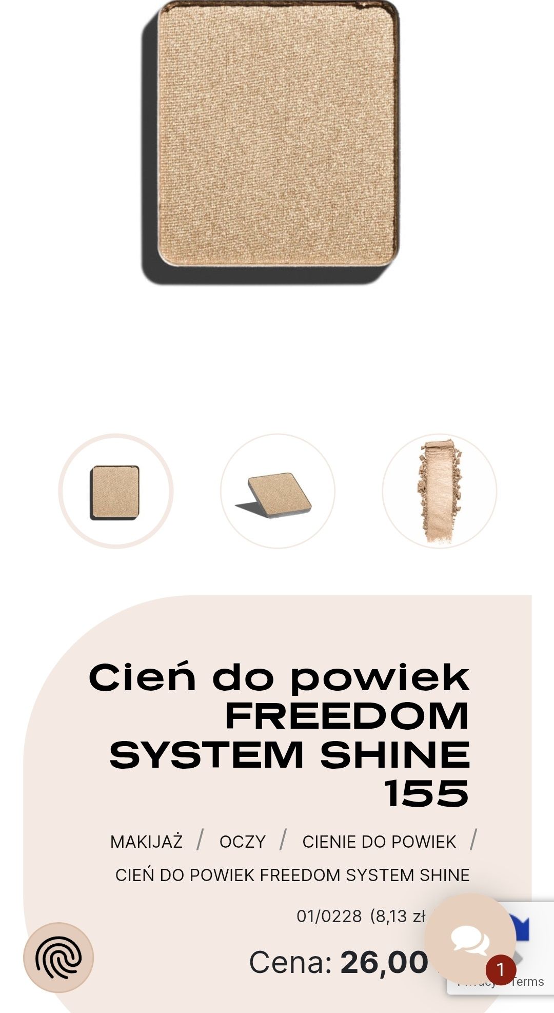 Inglot freedom cienie do powiek