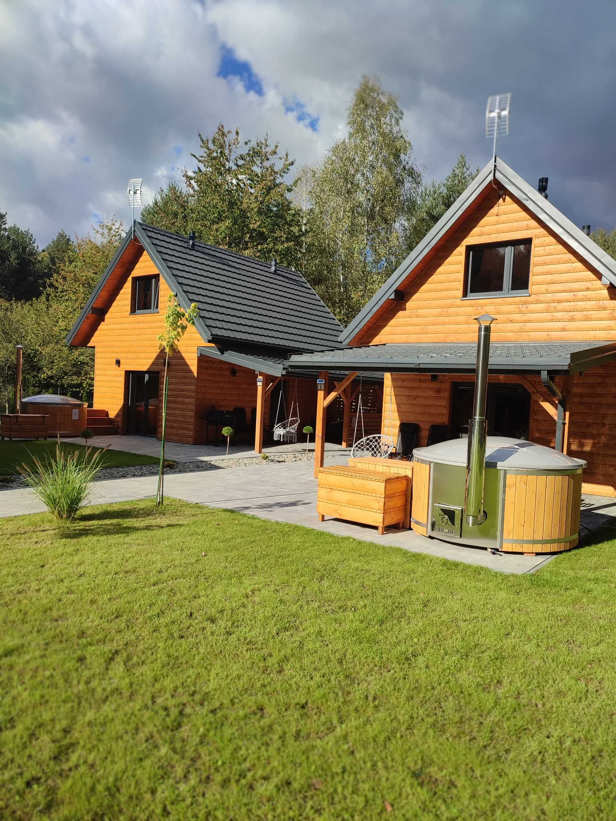 Domki letniskowe Noclegi balia- jacuzzi na wyłączność