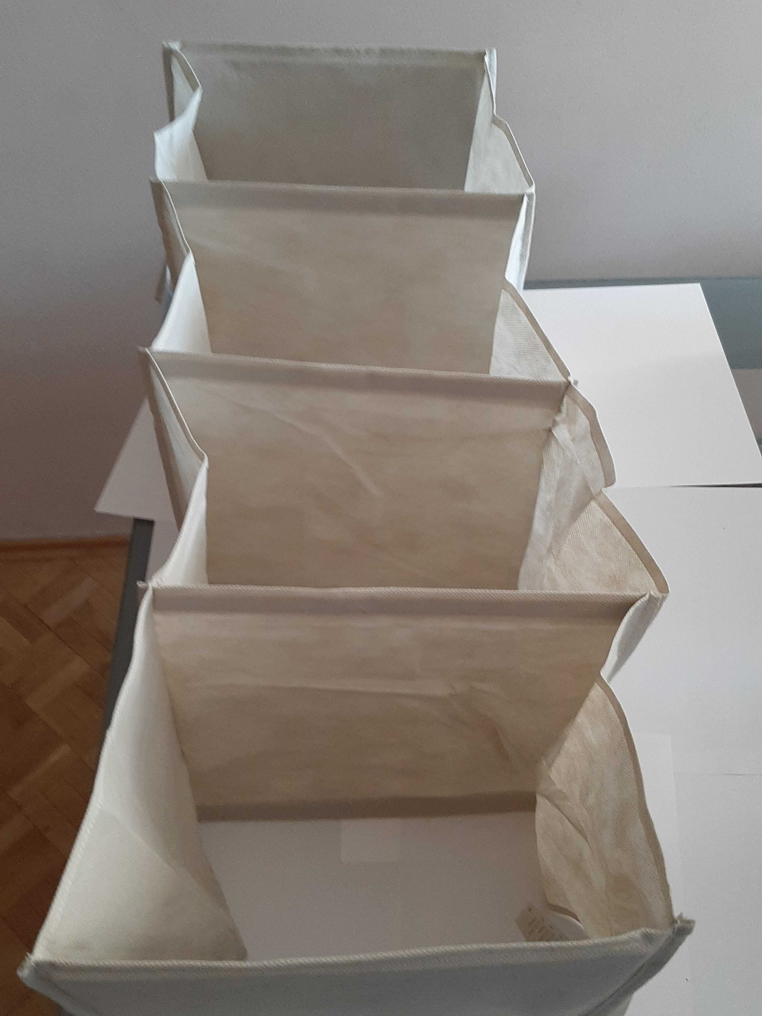 Wiszące materiałowe półki do szafy IKEA wym 30 x 20 cm