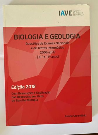 Livro Iave Biologia e Geologia (Exame 11º ano)