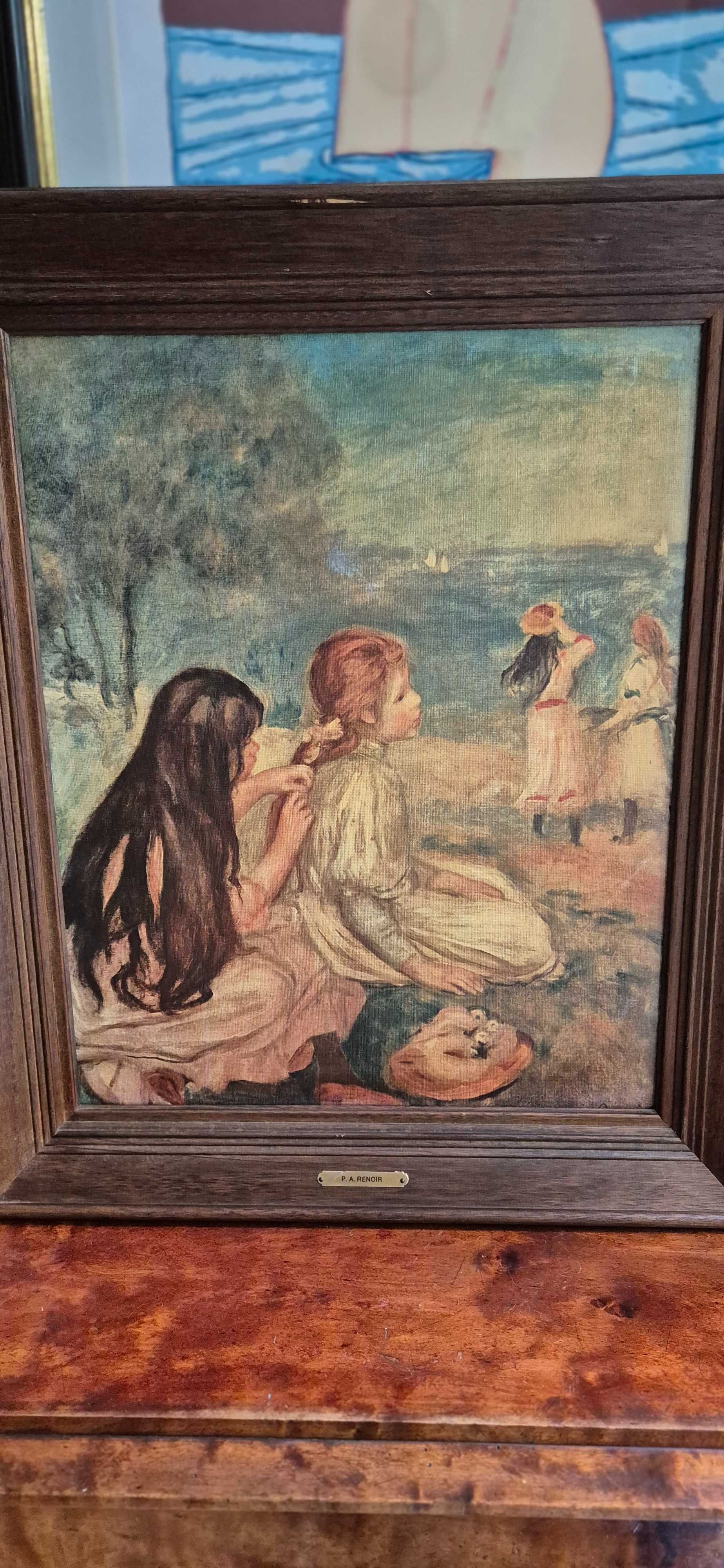 Przecudna reprodukcja Obrazu Renoir Damy z epoki dekor impresjonizm