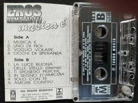 Eros Ramazzotti - 6 kaset audio