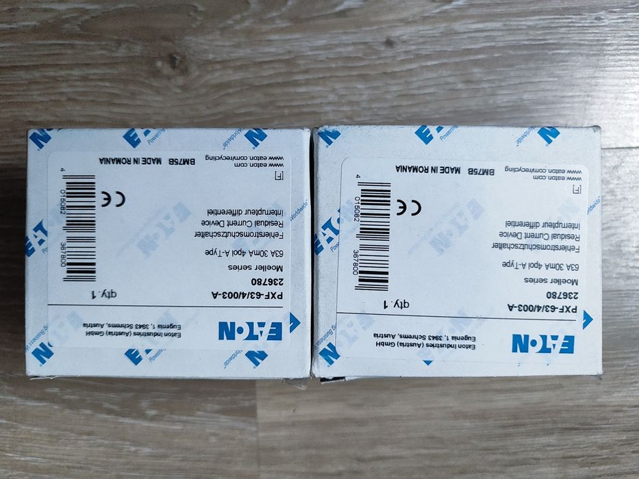 Aparatura Eaton – NOWA RCD + S-y