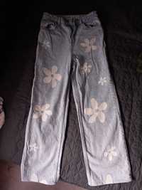 Szerokie jeansy XXS r.152