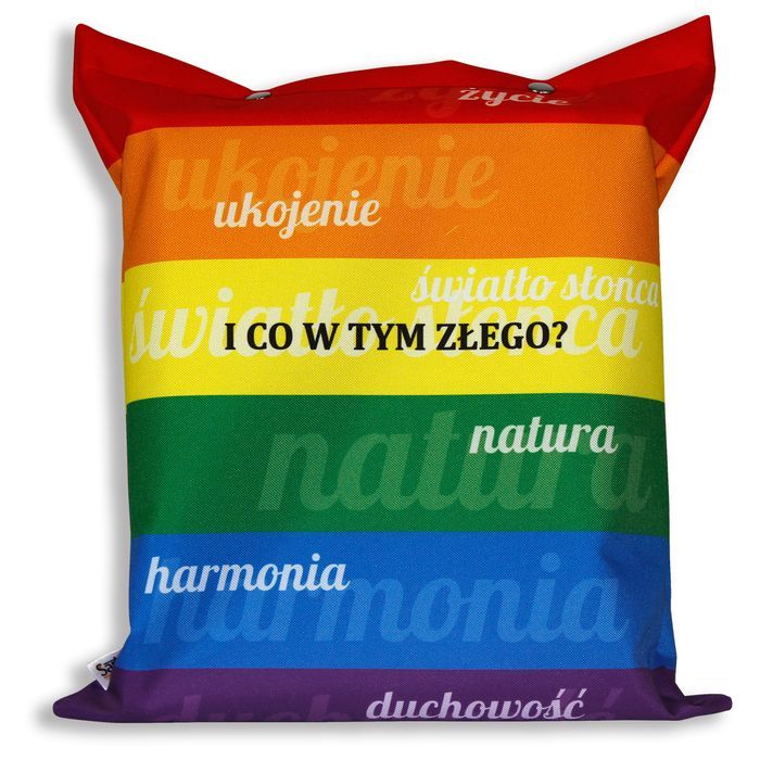 Torba impregnowana tęcza LGBT Hasła