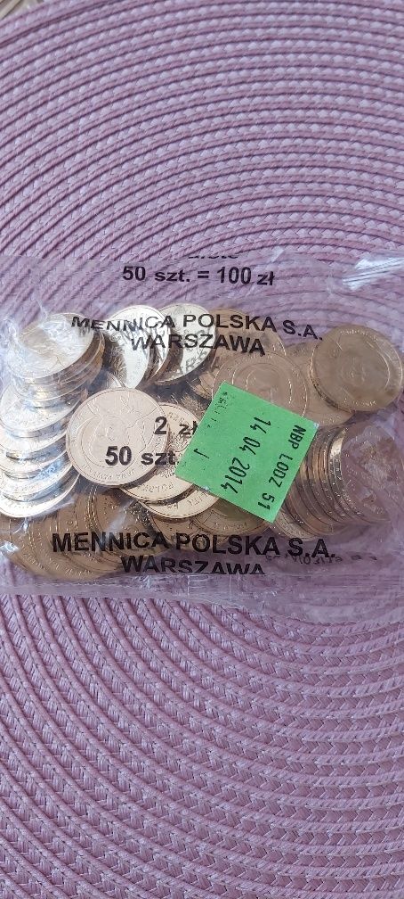 Worek menniczy Kanonizacja Jana Pawła II 2014