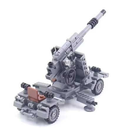Działo przeciwlotnicze 8,8 cm Flak 18 WW2 kompatybilne z Lego, Cobi