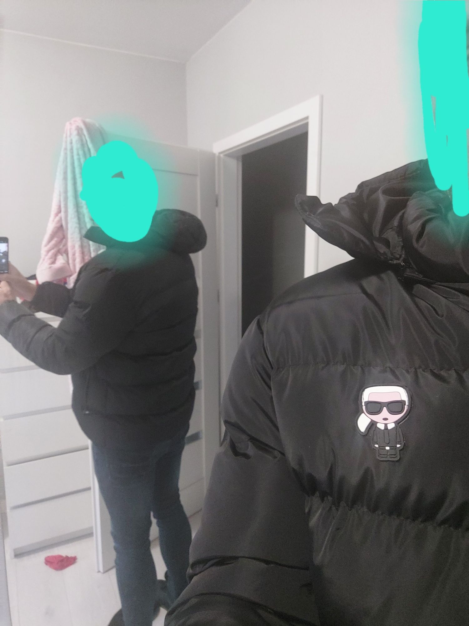 Kurtka zimowa karl lagerfeld L