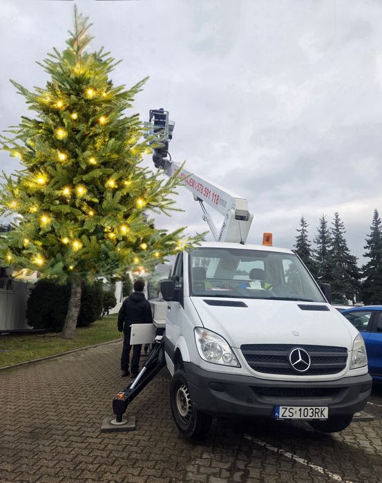 Podnośnik koszowy zwyżka 22m. Wynajem usługi. 150zl/h