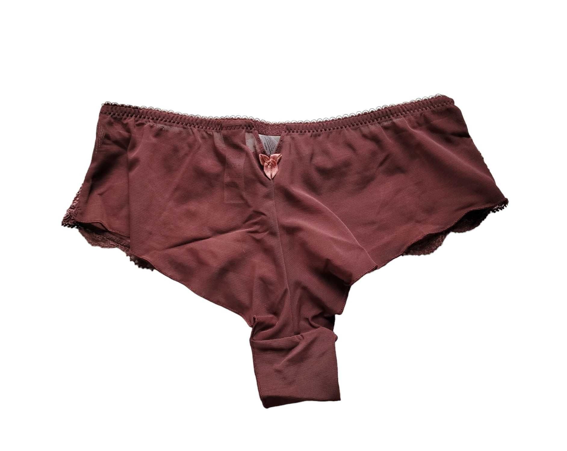 Nowe koronkowe majtki 34,XS/36,S Pour Moi bielizna damska wzór kwiaty
