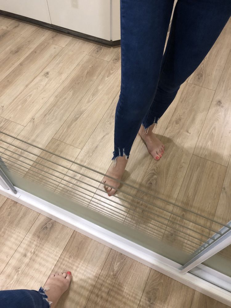 Джинси джинсы skinny Jenna new look оригінал синие мягкие скини
