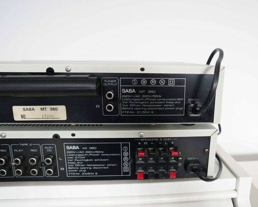Стойка усилитель + тюнер SABA MI 380 SABA MT 380
