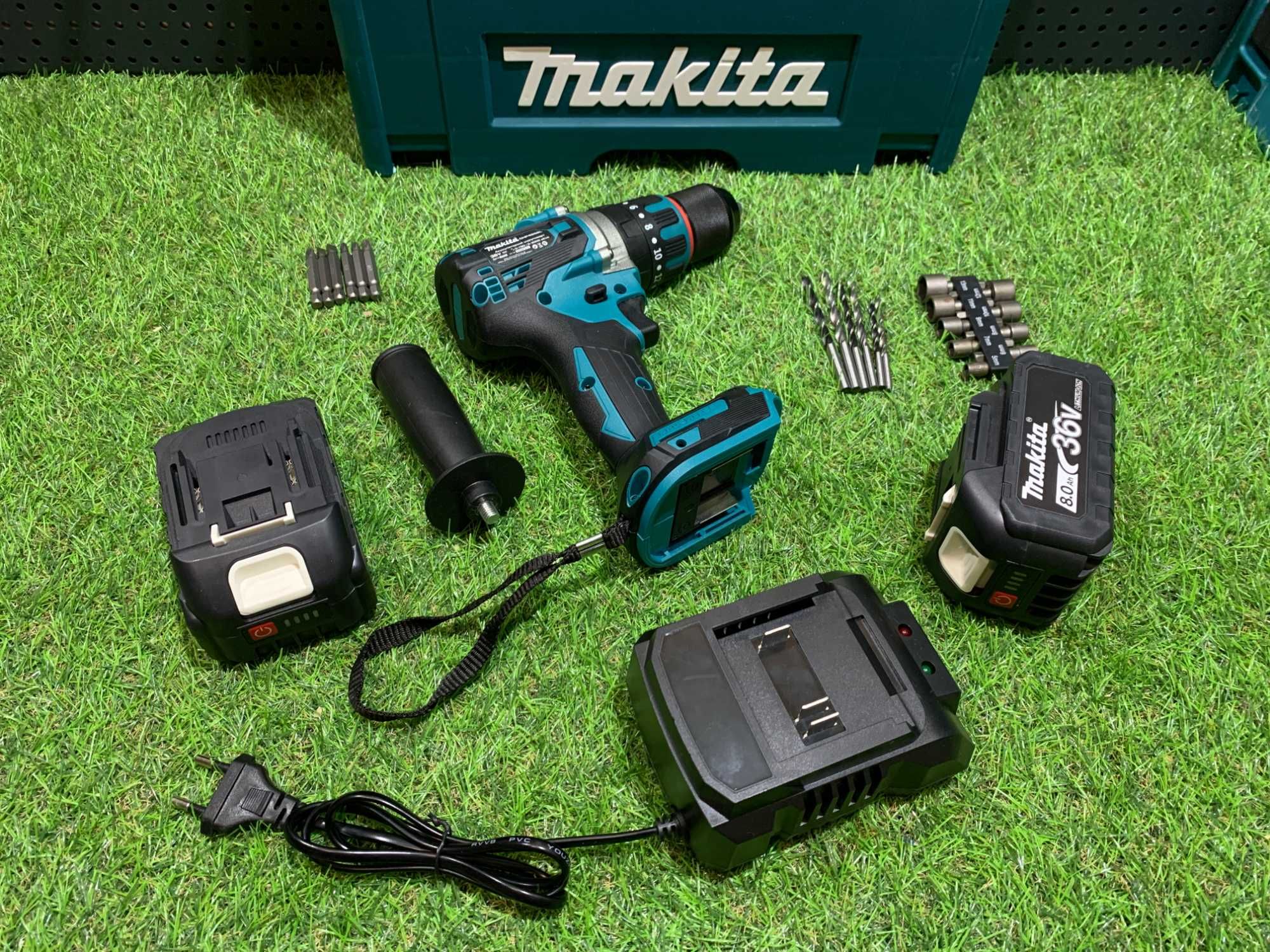 Акумуляторний Шуруповерт Makita DHP485BL з ударом Безщітковий 36V 8A