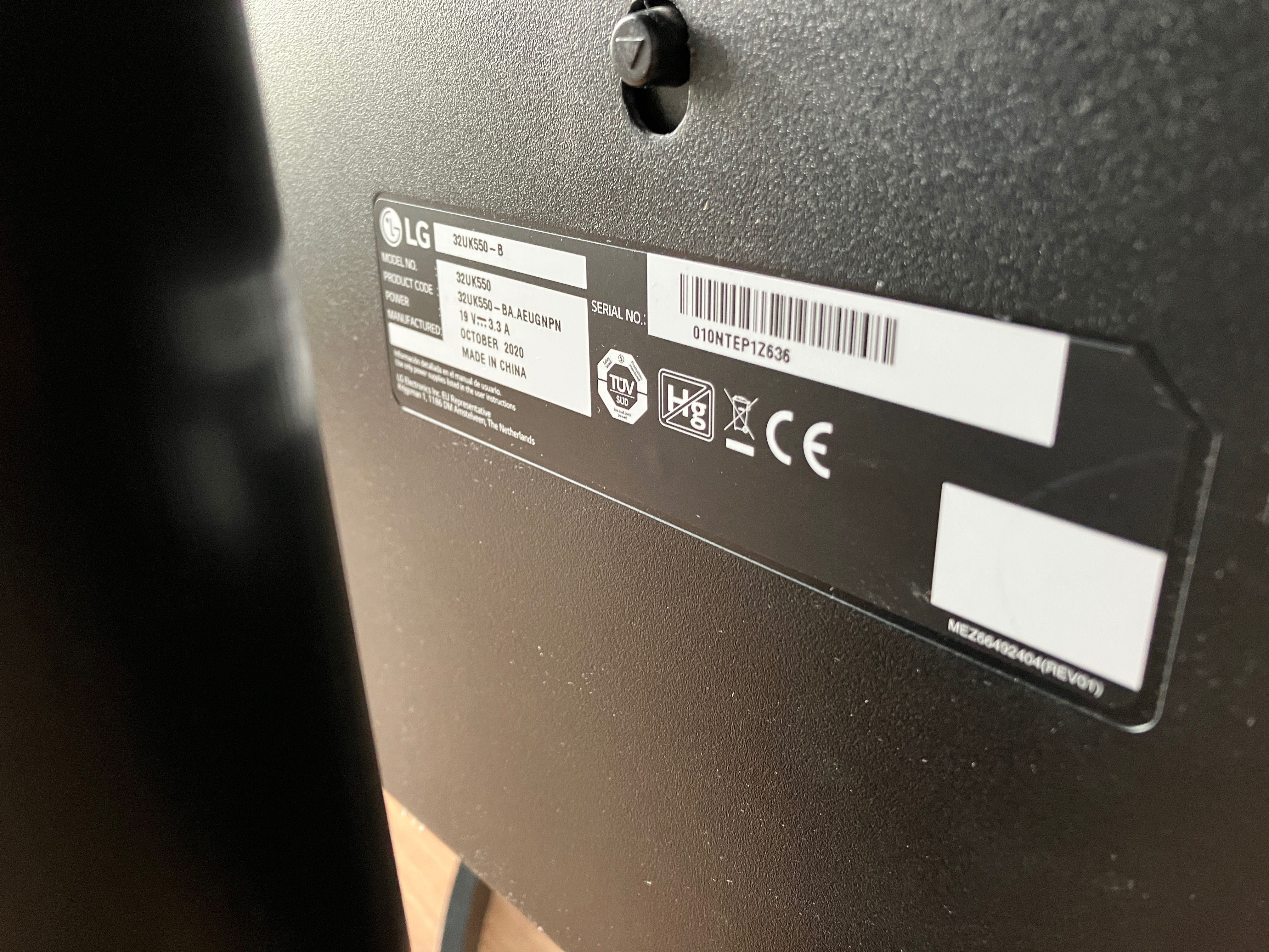 Monitor 32" LG 32UK550-B 4K HDR VESA FreeSync stan idealny z kartonem