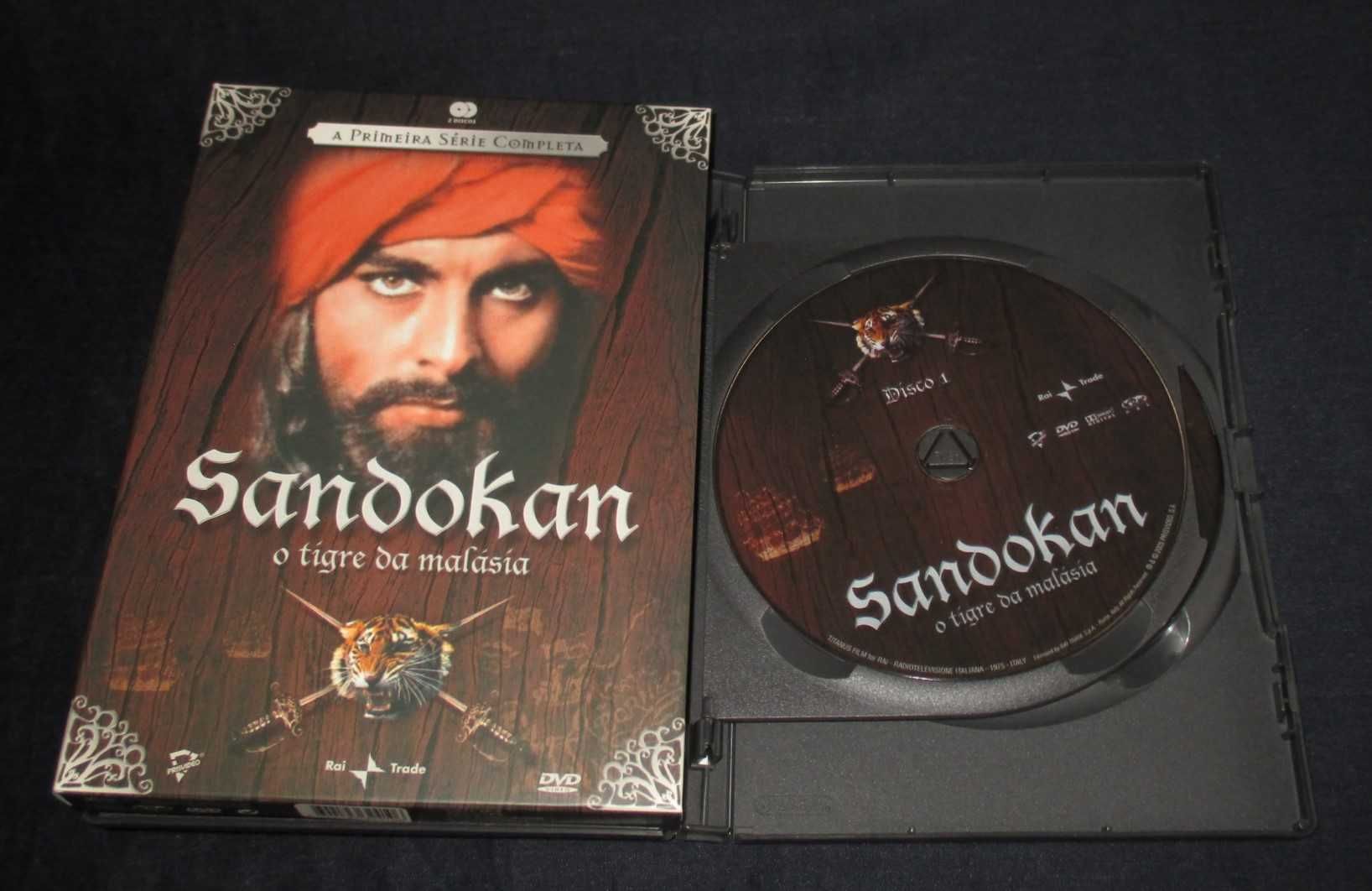 DVD Sandokan O Tigre da Malásia