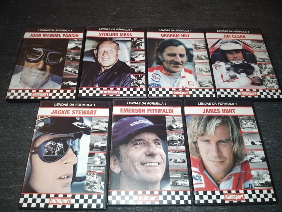 DVDs Coleção Lendas da Fórmula 1 Usados