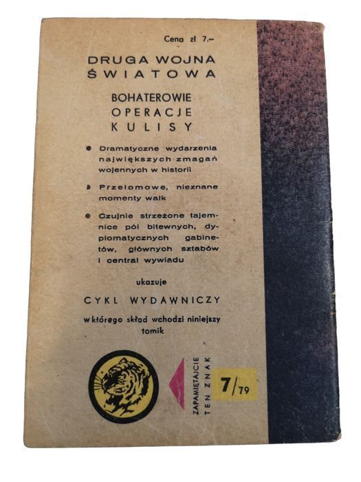 Rozpoznać Wroga Z Północy - Kazimierz Sławiński - Żółty Tygrys 7/79