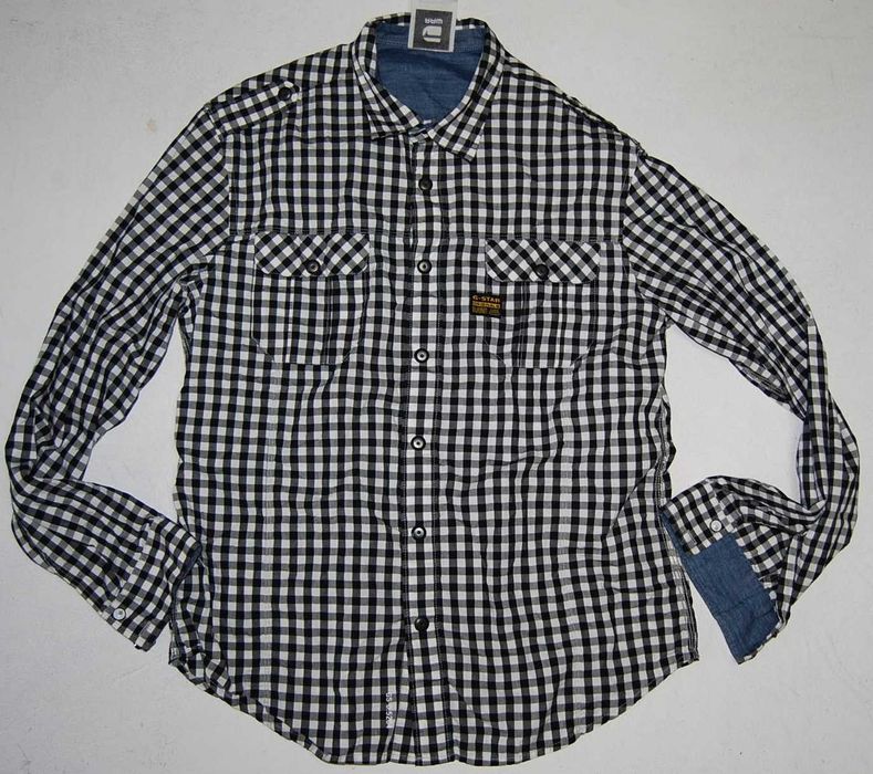 G-STAR RAW roz.XL koszula męska w kratę jak nowa