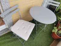 Mesa + cadeiras de varanda