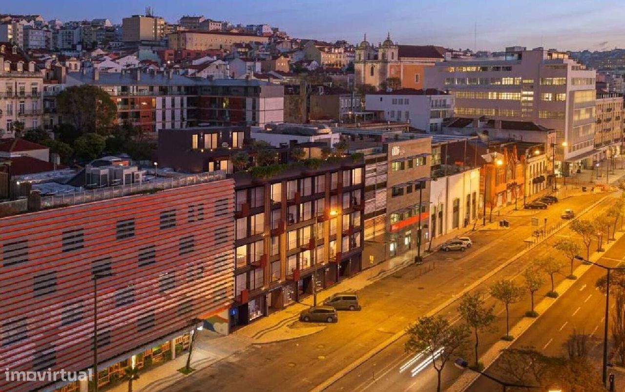 Apartamento T2 com varanda , rooftop e estacionamento no Empreendiment