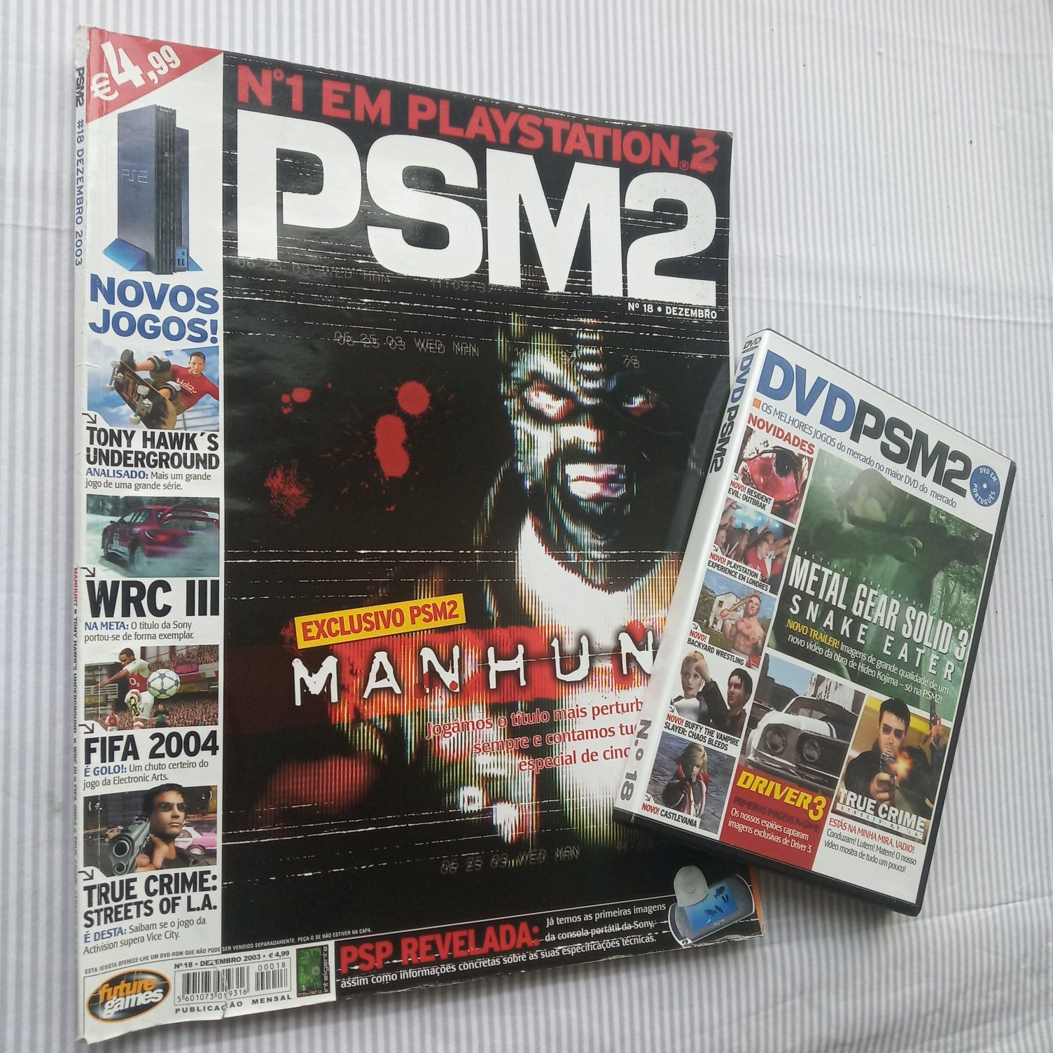 3 Revistas PSM2 + Jogos e 2 MAQUETREN