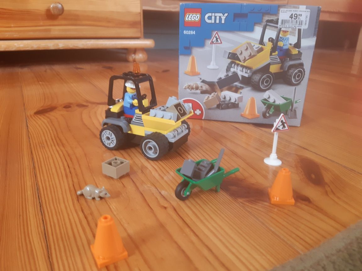 Lego CITY 60284 roboty drogowe