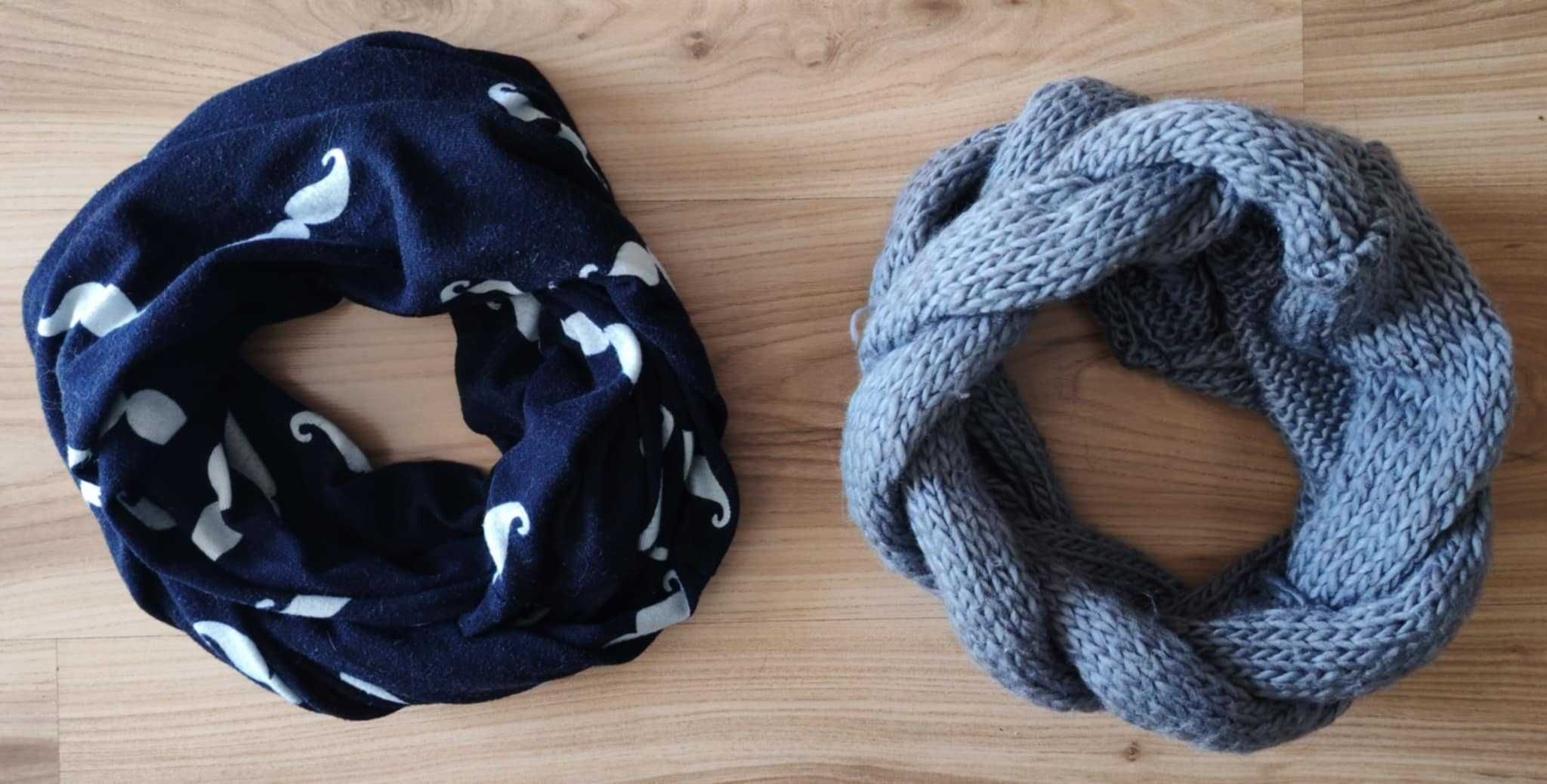 Damski zestaw jesienno-zimowy 12 sztuk 5 czapek, 6 kominów  i 1 szal