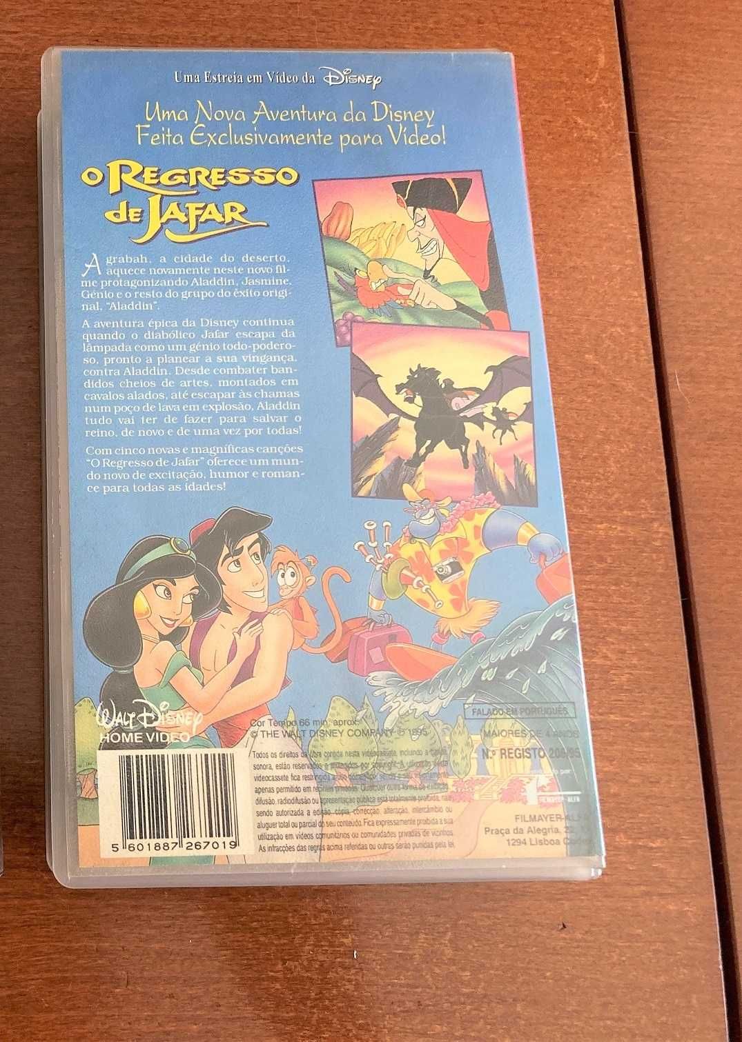 VHS Disney - Regresso de Jaffar