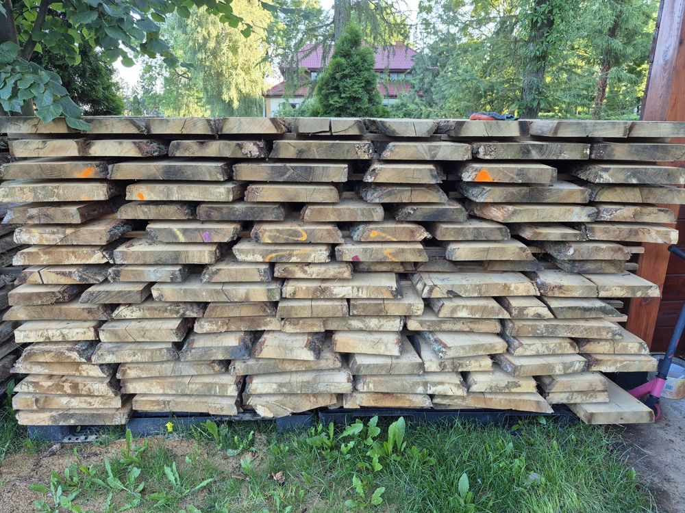 Bale dębowe dobrej jakości grubość 55 mm,dlugosc od 90 cm do 110 cm