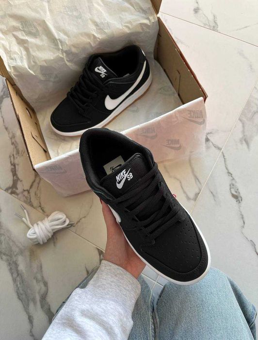 (БЕЗ ПЕРЕДОПЛАТИ)Nike SB Dunk Low Pro Black Gum найк сб данк гам чорні