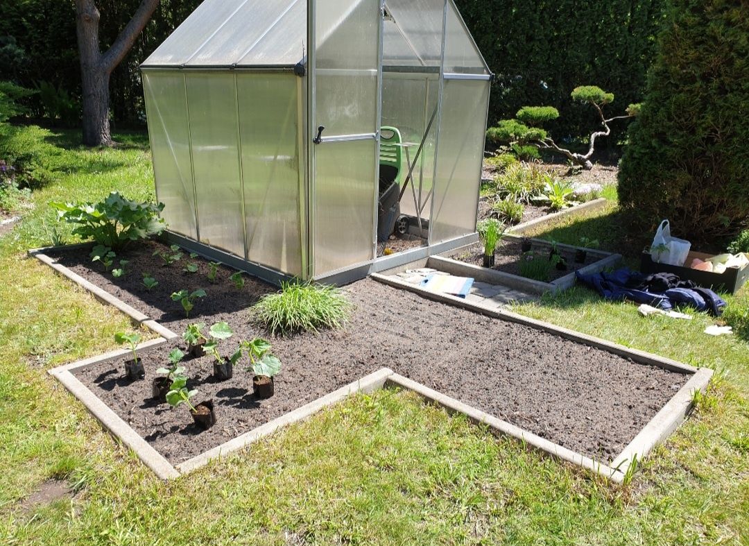 mała szklarnia ogrodowa ogródkowa 180x180x205cm poliwęglan