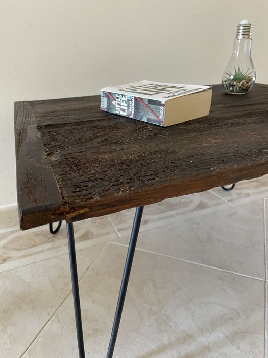 Mesa de centro rústica