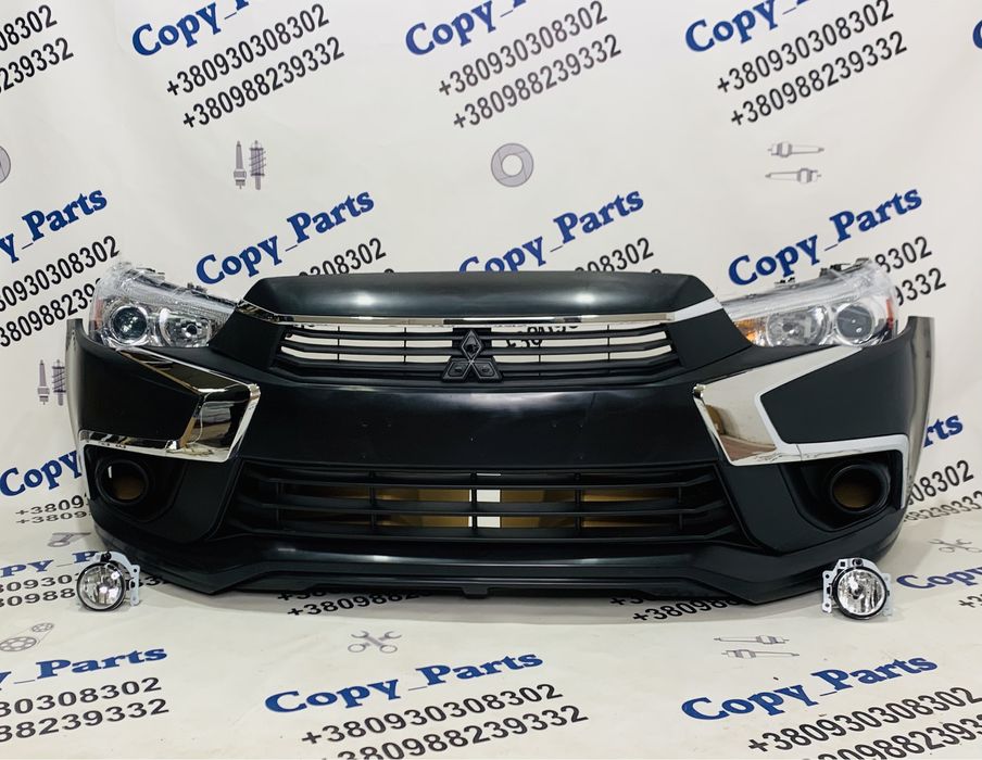 Хром, фары, решетка mitsubishi asx, outlander sport 2016, 2017+