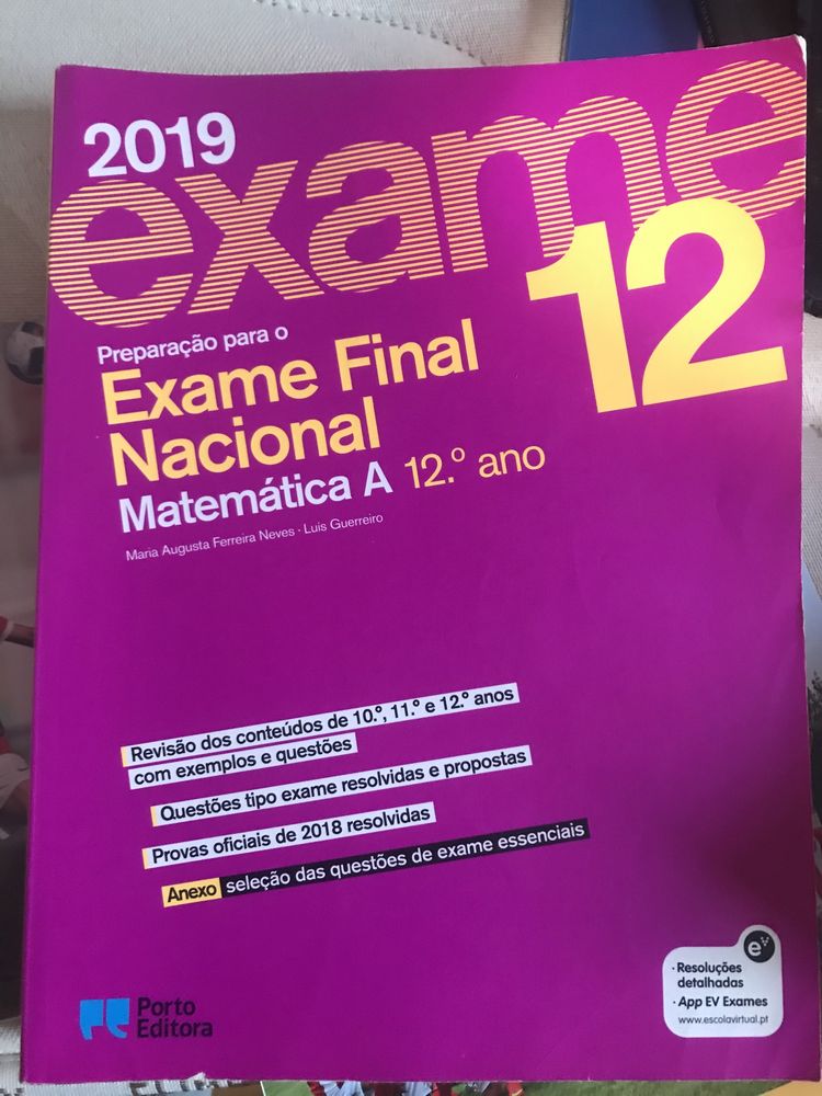 Livro preparacao para exame Matematica 12 ano