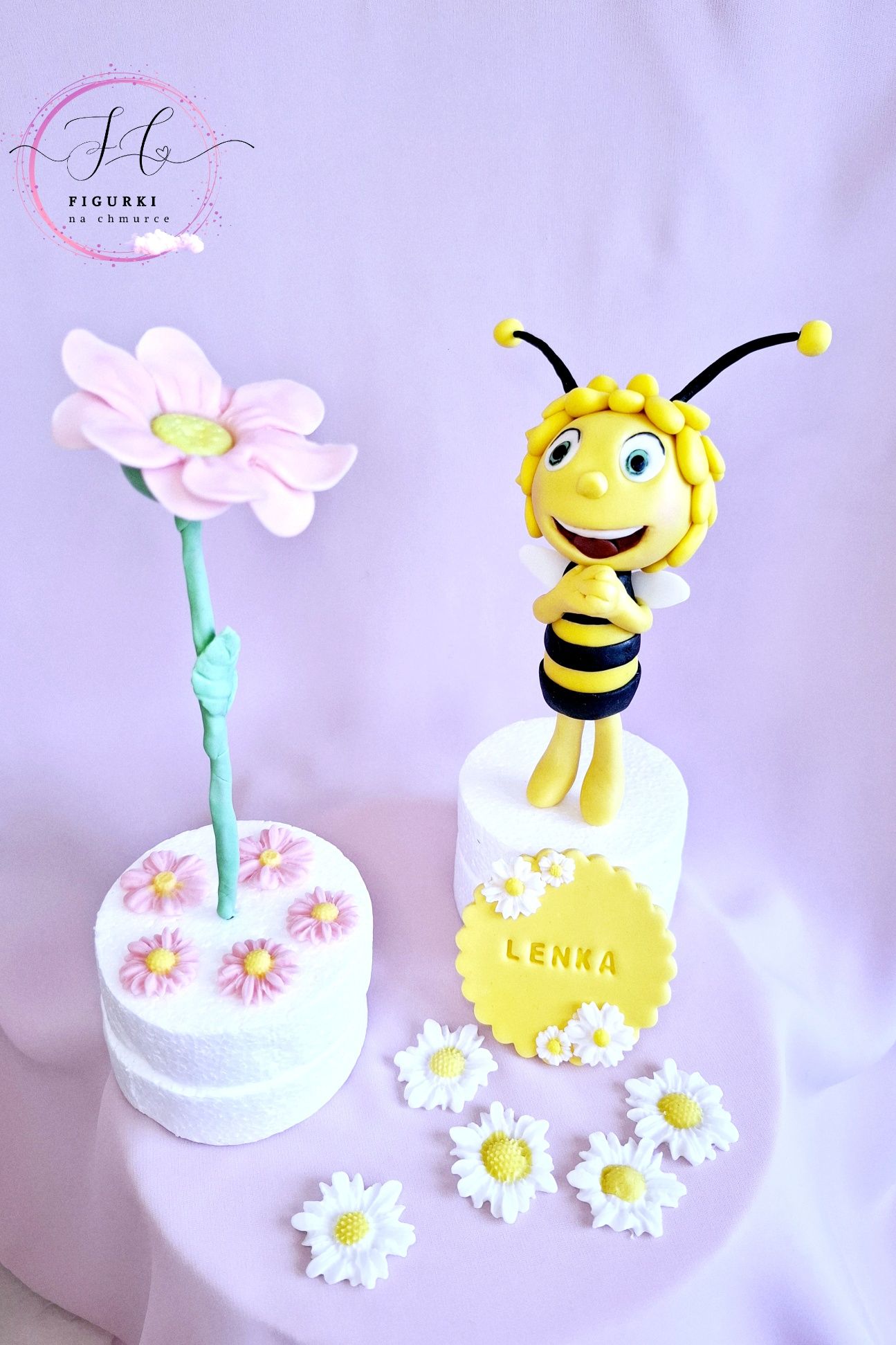 Pszczółka Maja Gucio figurka na tort topper 3D urodziny