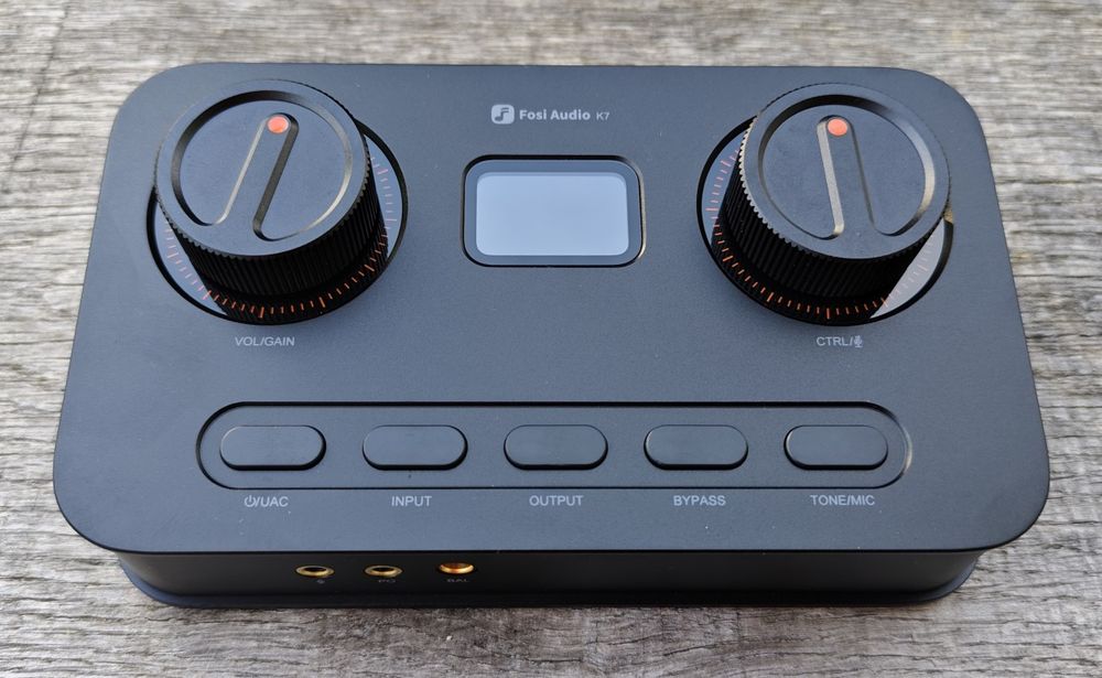 Fosi Audio K7 - ігровий ЦАП підсилювач (звукова карта) для навушників