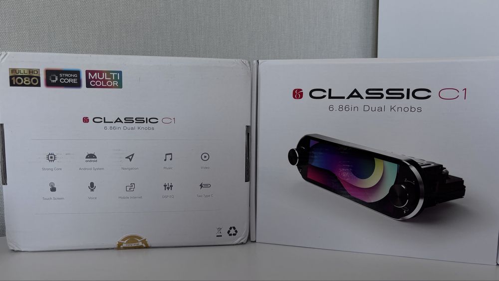 1din універсальна android магнитола.4/64,8 ядер,QLED дисплей,4G