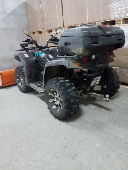 Quad CfMoto 520L Zarejestrowany Pług Wyciągarka
