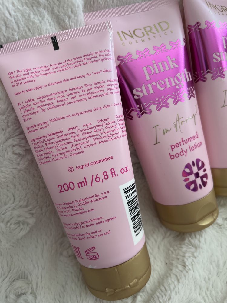 Ingrid pink strength 200ml team x balsam natsu