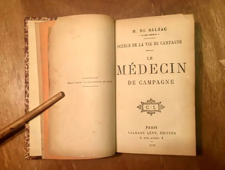 H. de BALZAC - Le Médecin de Campagne 1900 - Edition du Centenaire
