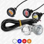 ДХО ходовые огни диодные LED орлиный глаз поворотник линза мото мопед