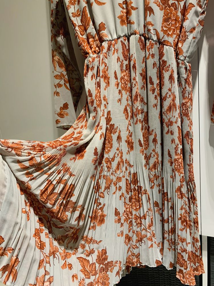 Dolce&Gabbana sukienka plisowana jedwab s D&G