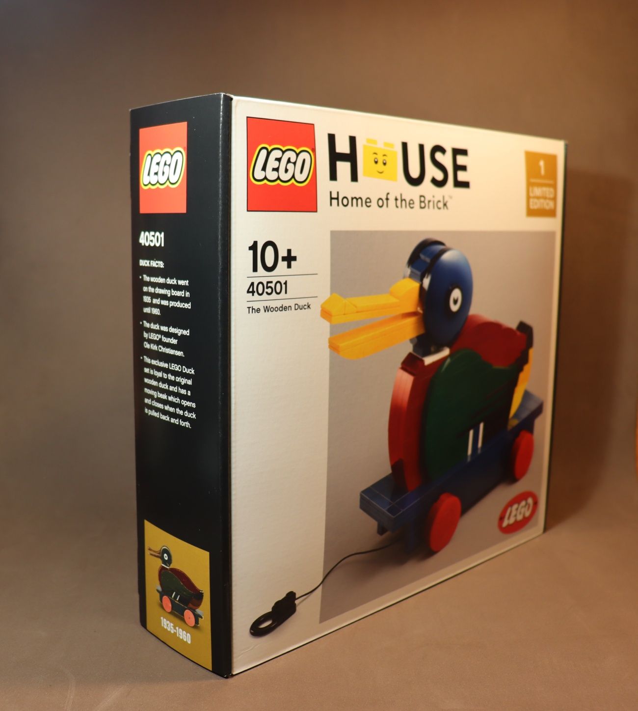 Lego NOVO 40501 "The Wooden Duck" exclusivo da Lego House na Dinamarca