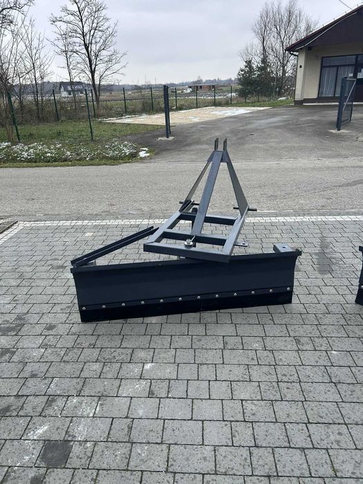 Pług do śniegu do traktora/ Spych śnieżny Obracany 360 MASYWNY/ Guma