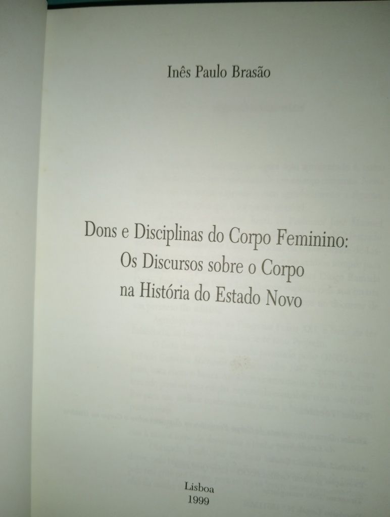 Dons e Disciplinas do corpo feminino