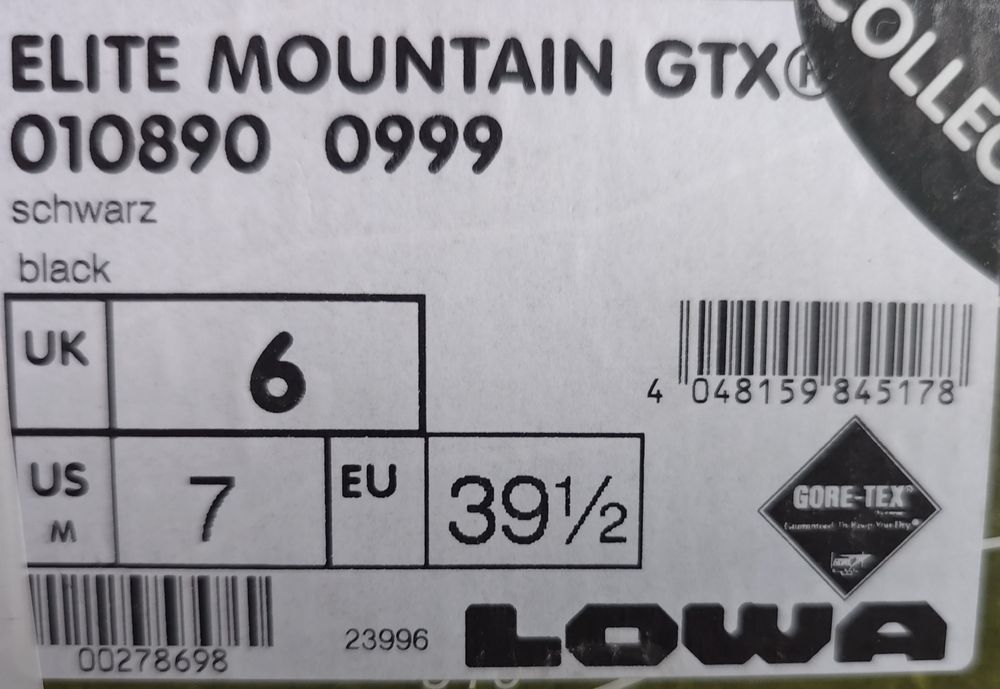 Buty LOWA Elite Mountain GTX 39 1/2