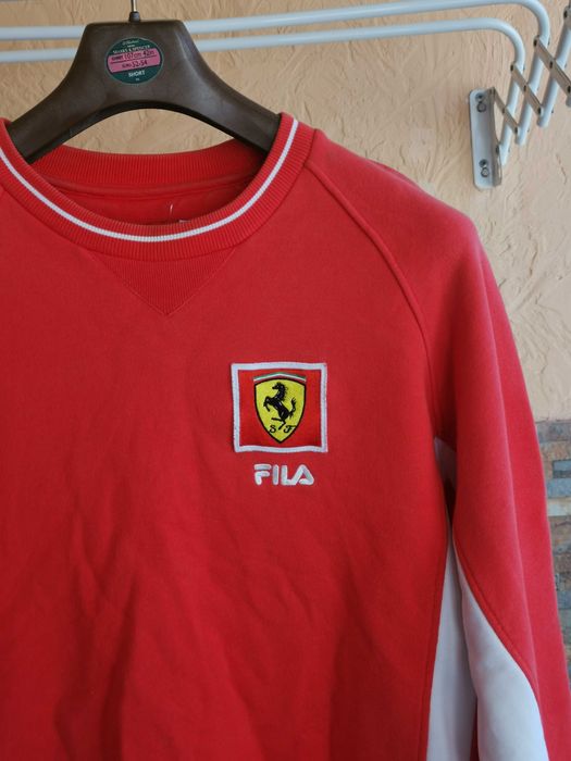 Свитшот Fila Ferrari Formula 1 red sweatshirt Vintage оригінал М розм