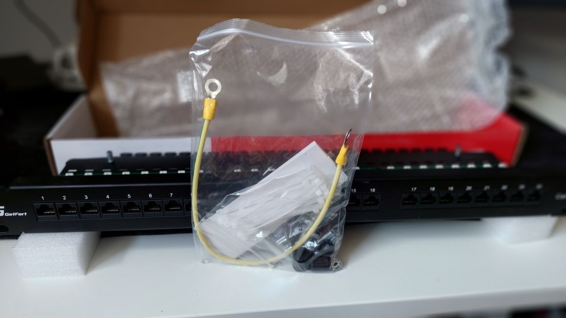 Patch Panel  UTP CAT.6 24 Porty PGF-6UTP24-B5 GETFORT
